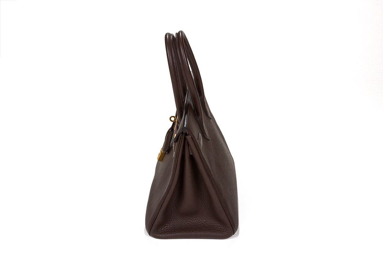 Hermès - Authenticated Birkin 30 Handbag - Leather Brown Plain for Women, Good Condition