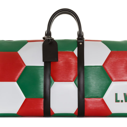 Louis Vuitton Keepall Bandouliere 50 Fifa World Cup Red Hexagon