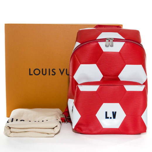 Louis Vuitton Gray and Red 2018 World Cup Limited Edition Keepall 50 · INTO