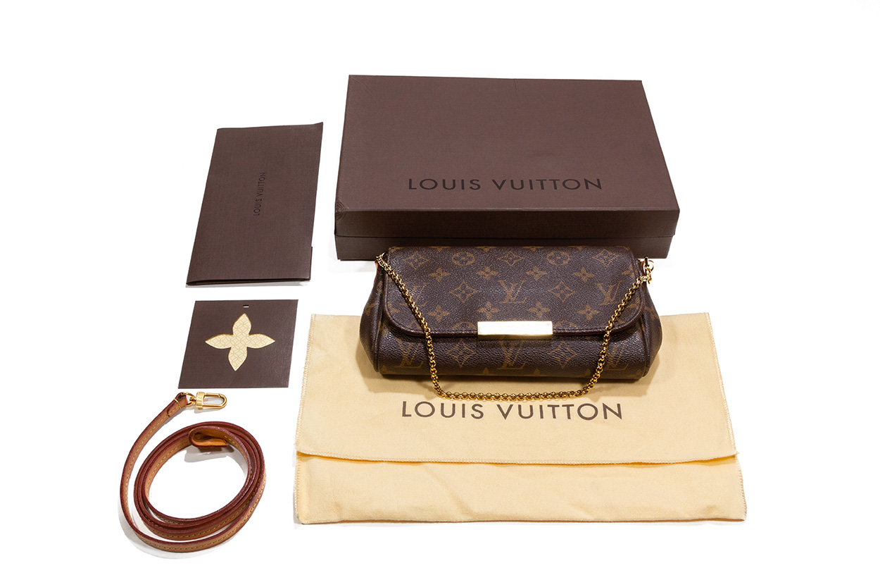 Louis Vuitton Favorite Monogram MM Burgundy Lining