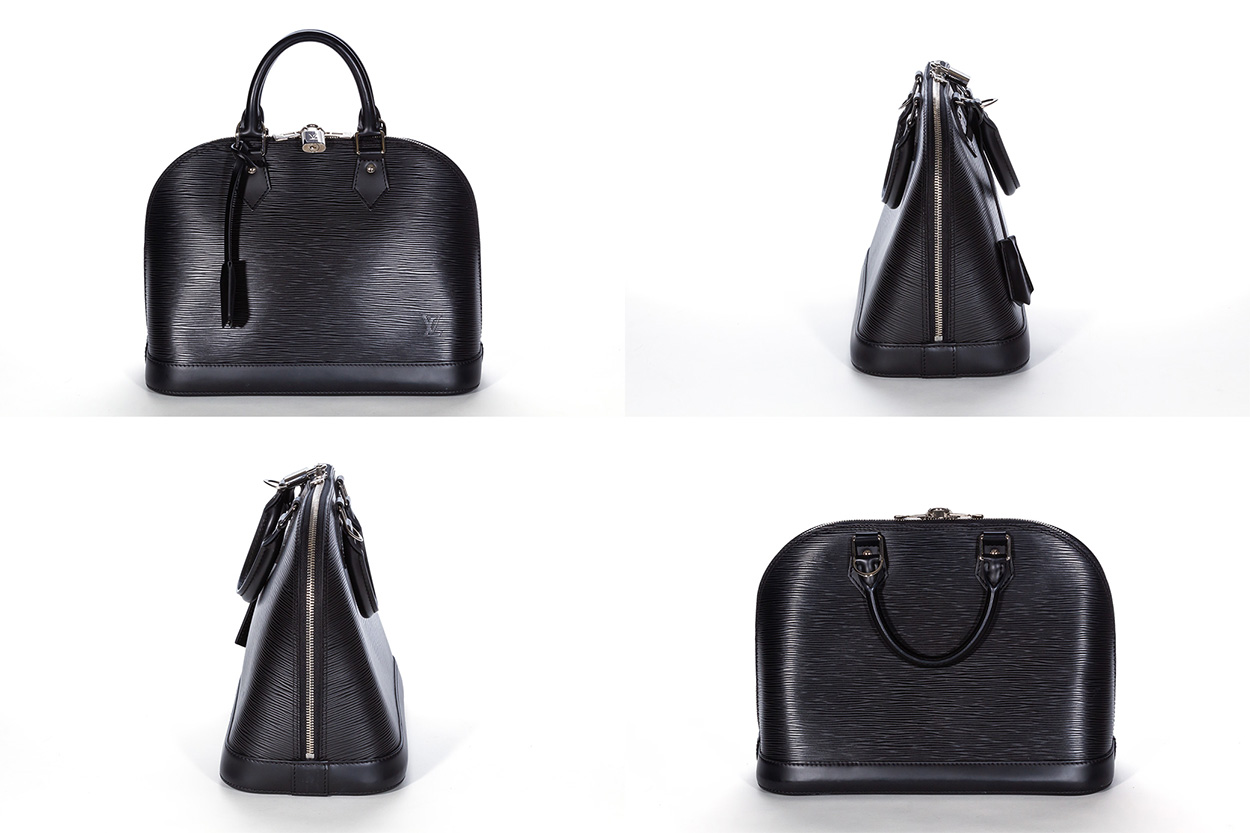 LOUIS VUITTON Handbag M52802 Alma PM Silver Hardware Epi Leather black –