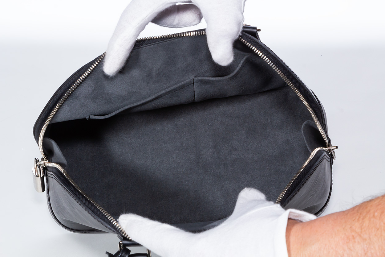 Louis Vuitton Alma Pm Black Epi Leather Satchel – Ideal Luxury