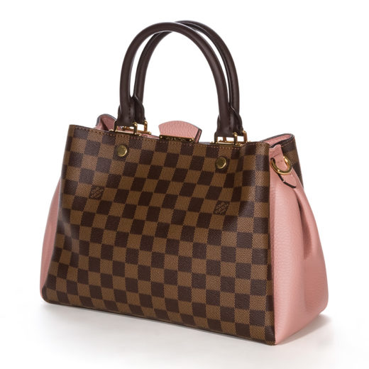 Louis Vuitton Brittany 2way Damier Canvas Traurillon Leather Magnolia  N41674 - Ideal Luxury