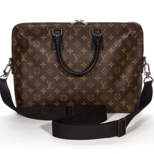 Buy Pre-owned & Brand new Luxury Louis Vuitton Macassar Monogram Porte-Documents  Jour Bag Online