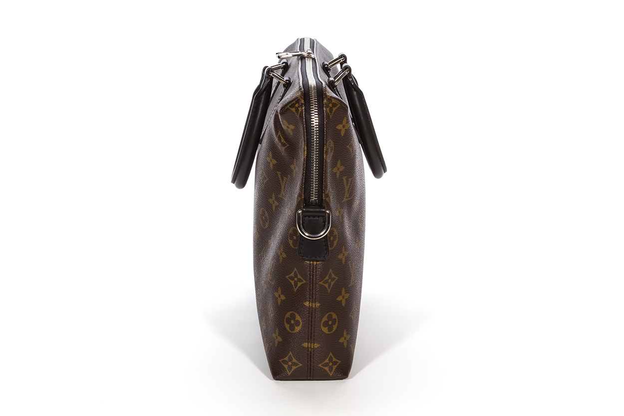 Louis Vuitton Vintage - Monogram Macassar Porte-Documents Jour Bag - Brown  - Canvas and Leather Handbag - Luxury High Quality - Avvenice