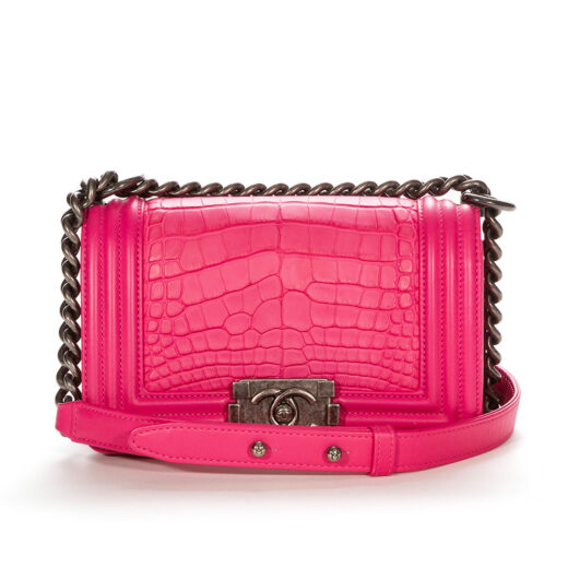 Chanel Flap Bag Small Patent Pink