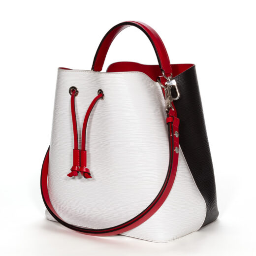 Louis Vuitton Epi Neonoe Black White Red Scarlet Handbag Shoulder Bag