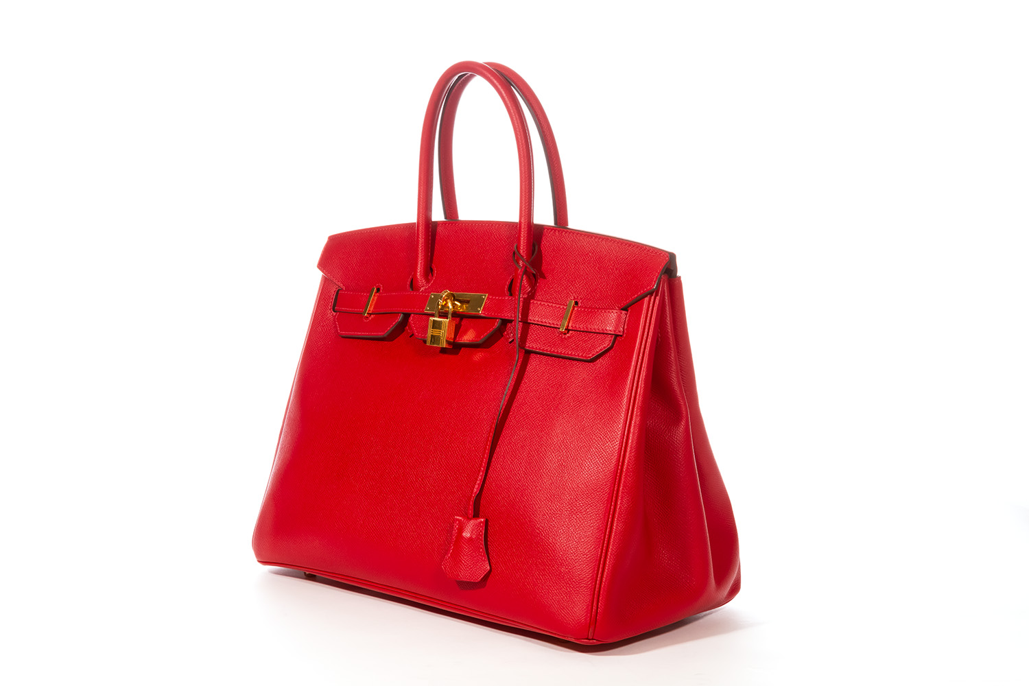 Hermes Birkin Bag, Rouge Casaque Red, 35cm, Epsom with Gold