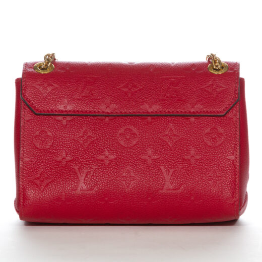 Louis Vuitton, Bags, Auth Louis Vuitton Monogram Empreinte Vavin Bb  Cherry Berry M44867 Womens