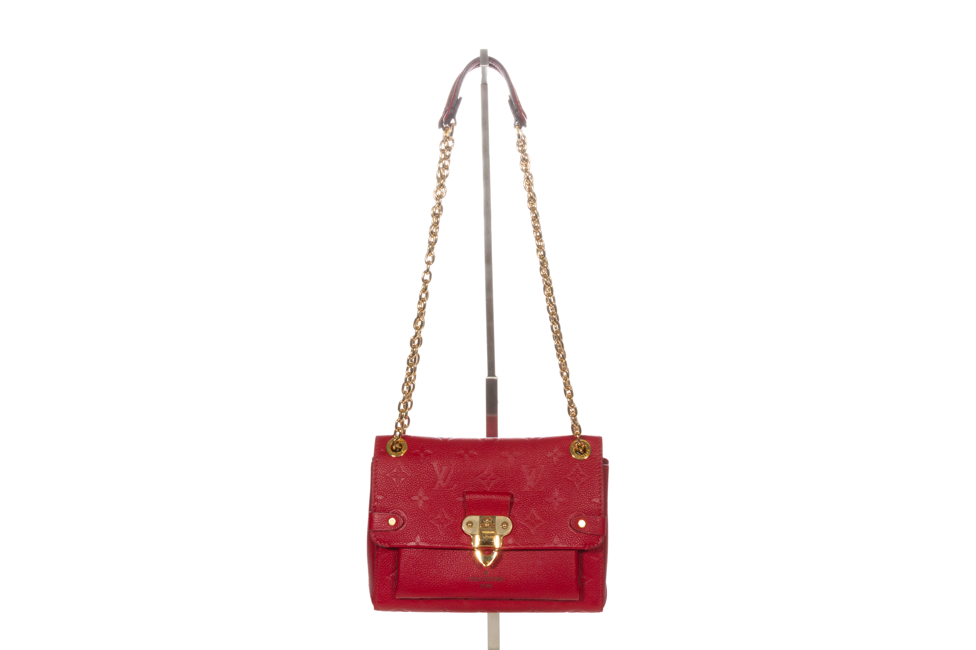 Louis Vuitton Monogram Empreinte Scarlet Red Vavin BB Shoulder Bag M44554 -  Ideal Luxury