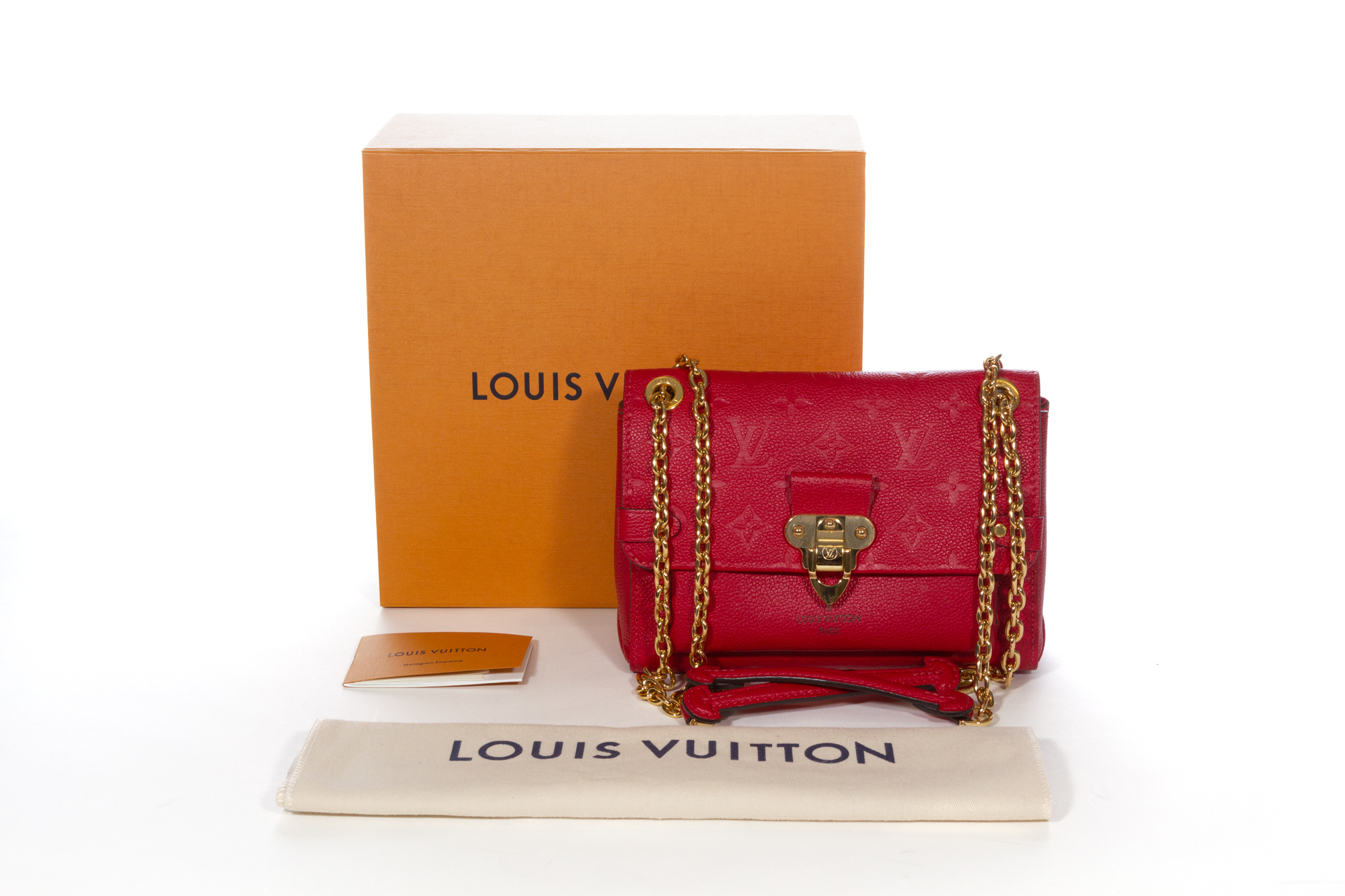 Louis Vuitton Brown Monogram Empreinte Vavin BB Beige Leather Pony-style  calfskin ref.742124 - Joli Closet