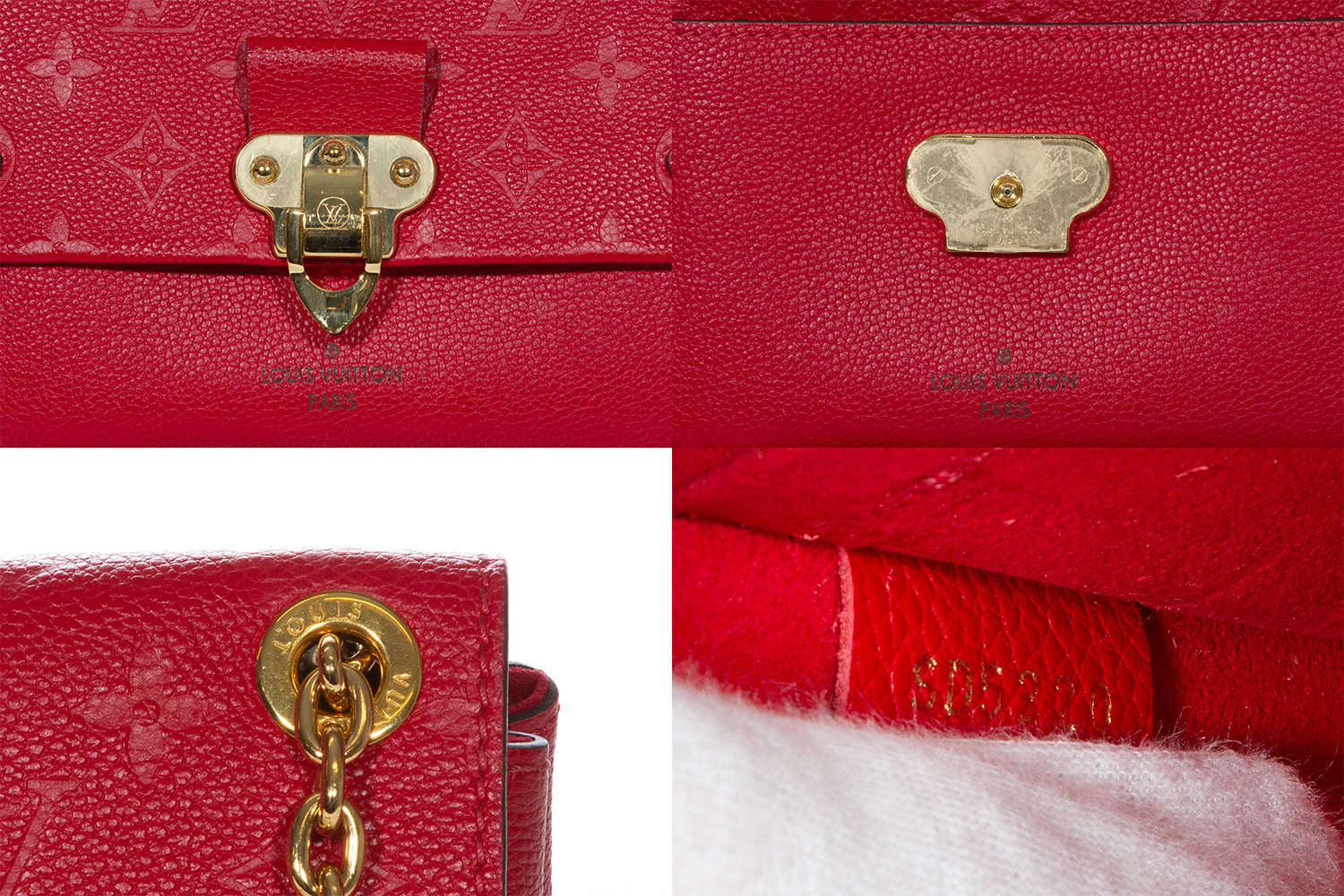 Louis Vuitton Vavin BB Leather Scarlet