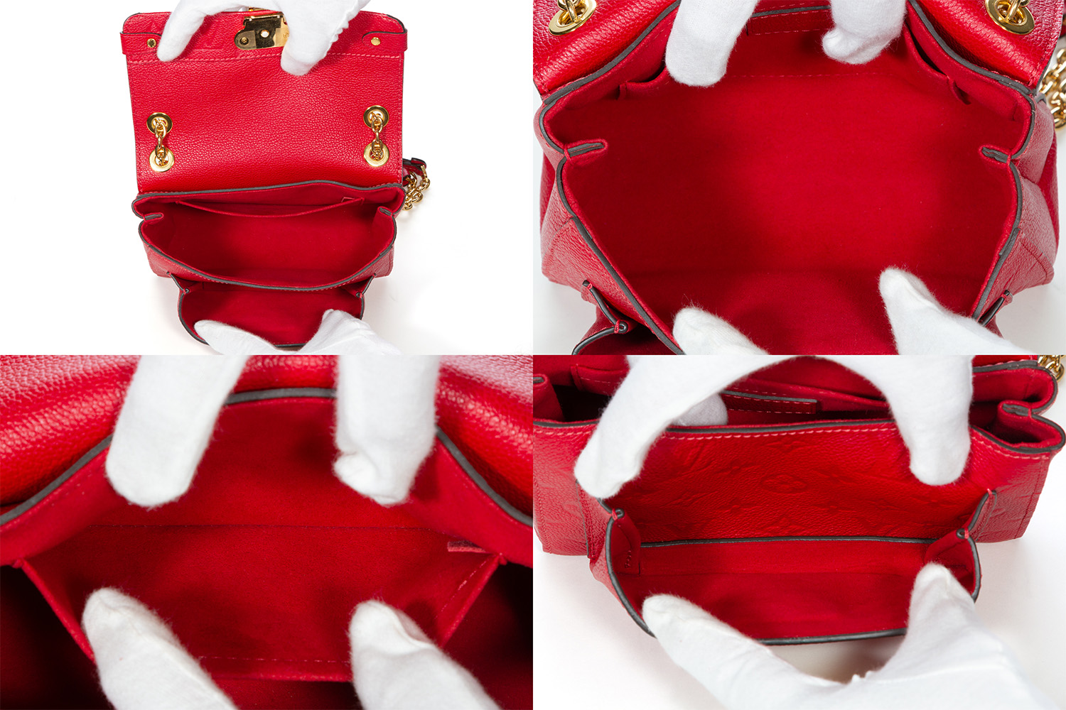 Louis Vuitton Sac Coeur Heart Shoulder Monogram Red - NOBLEMARS