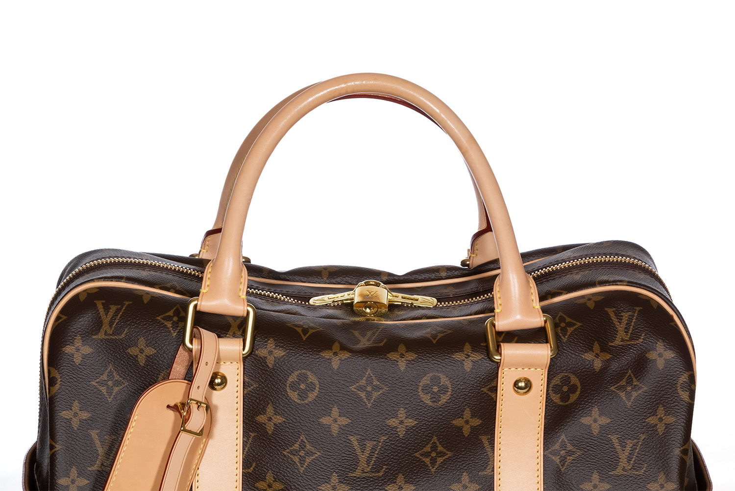 Buy Louis Vuitton Pre-loved LOUIS VUITTON Carryall Monogram Boston Bag PVC  Leather Brown Separate Shoulder Strap Included 2WAY 2023 Online