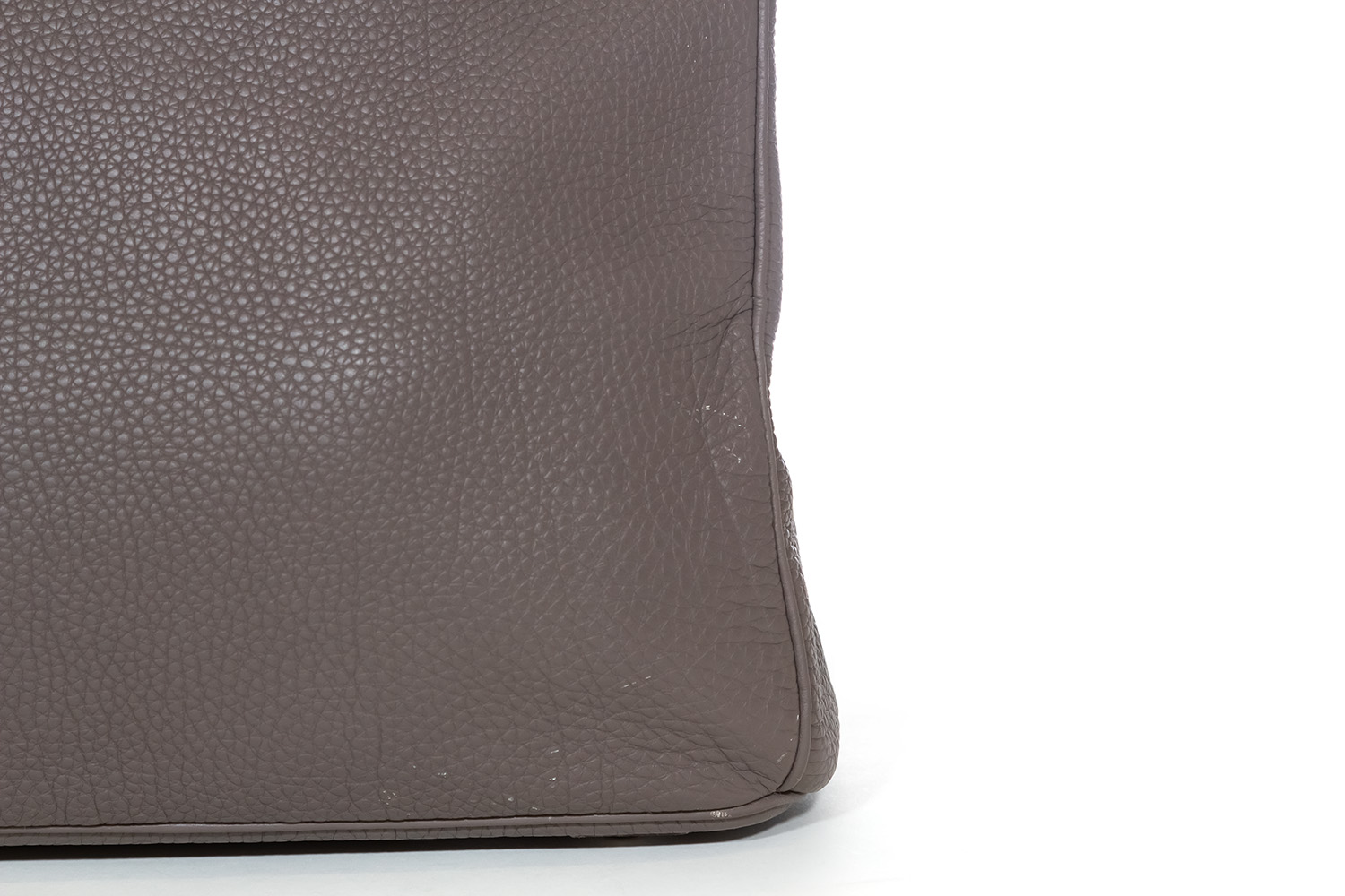 Birkin 40 leather handbag Hermès Grey in Leather - 34673708