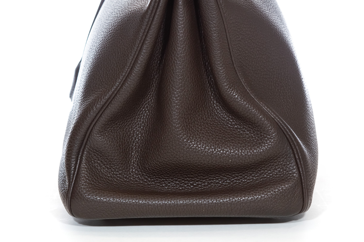 HERMES Birkin 40 bag in brown taurillon clémence leather - VALOIS
