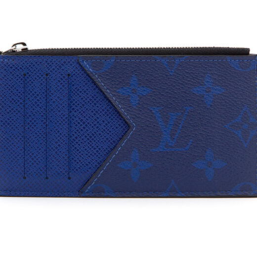 Louis Vuitton Monogram Taiga Coin Card Holder Wallet M30270 Cobalt Blue -  Ideal Luxury