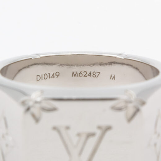Auth Louis Vuitton Monogram Chevalier for Gentlemen Signet Ring MP2087  Silver