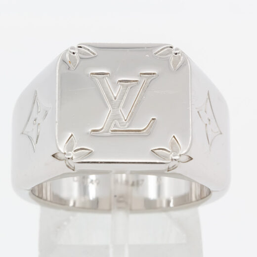 Louis Vuitton LV Signet Ring - Black, Brass Signet Ring, Rings - LOU815730
