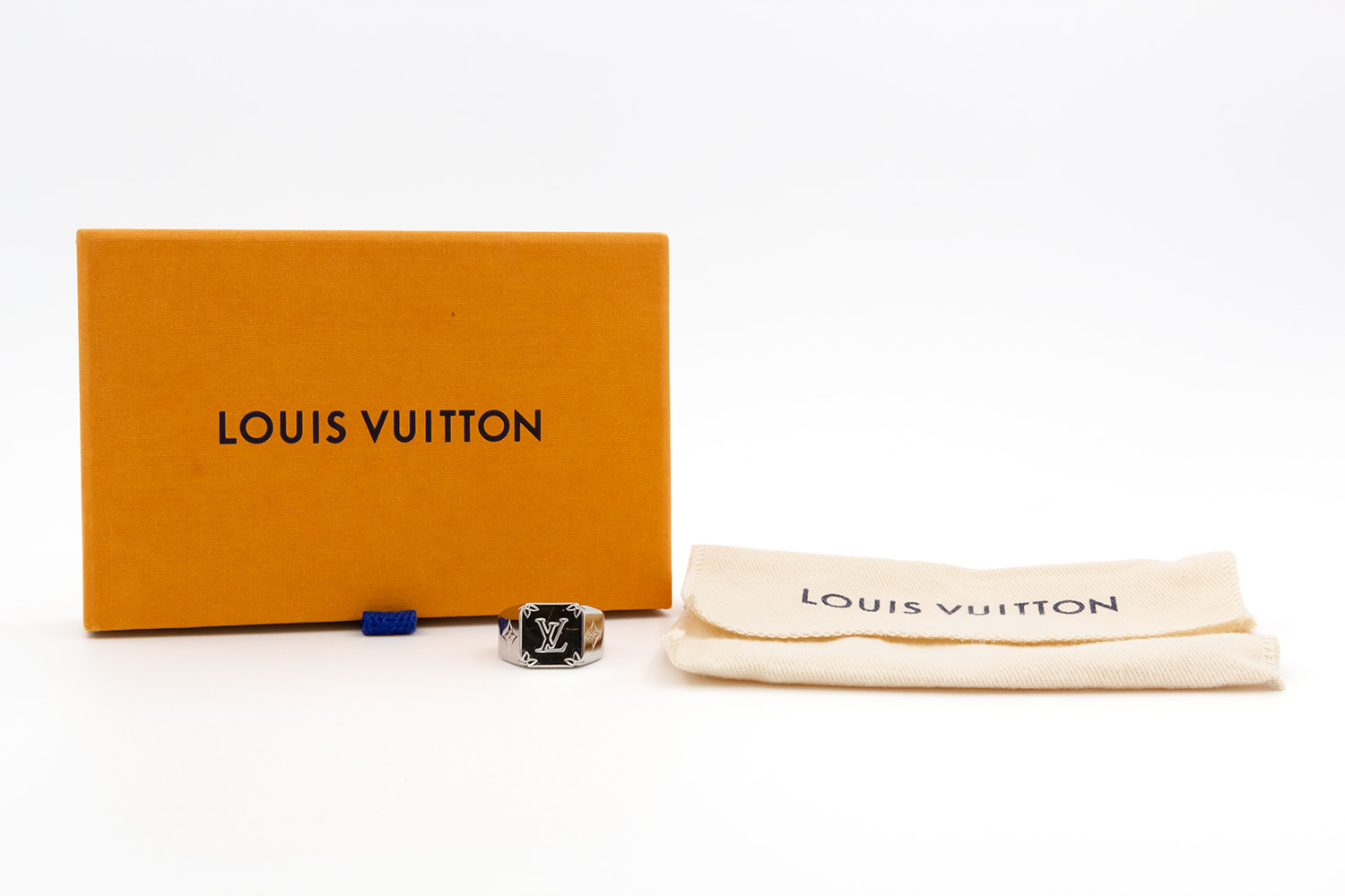 Shop Louis Vuitton Monogram signet ring (M62488) by SolidConnection